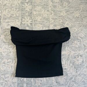 Black Off-Shoulder Women's Top